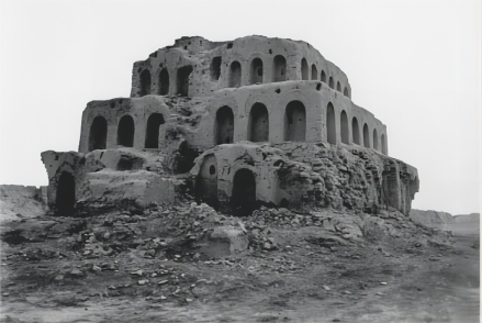 百年前的高昌故城佛塔