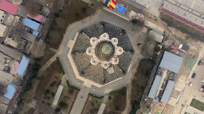 定县开元寺塔俯瞰