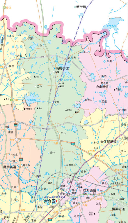 马鞍街道地图（2022年）