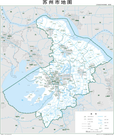  苏州市标准地图（政区版）	