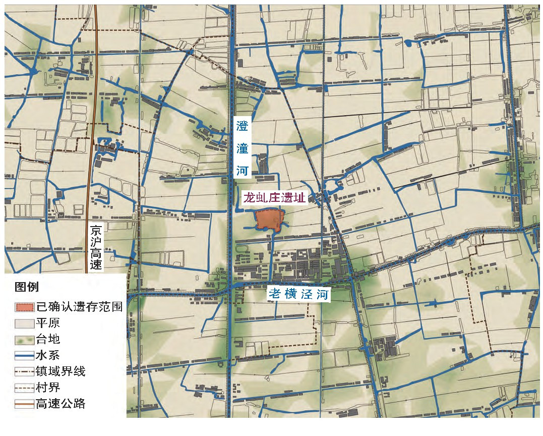 龙虬庄遗址地貌特征