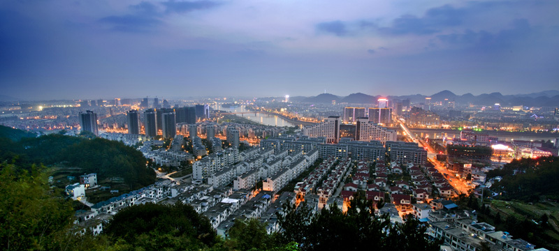 黄山市屯溪区夜景