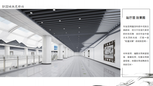 城铁花桥站站厅层