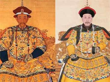 康熙、乾隆画像