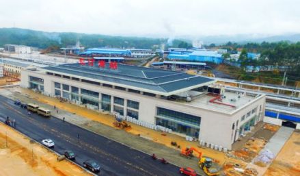 长汀南站施工中