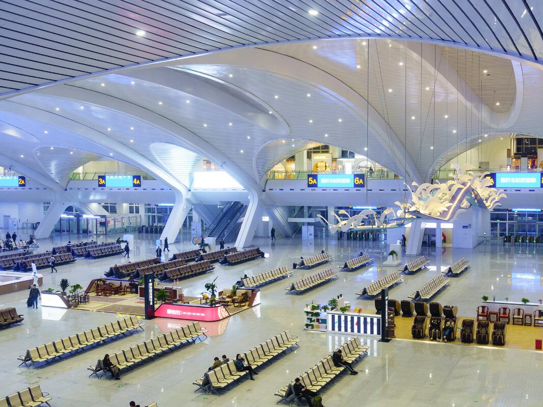 临沂北站候车大厅