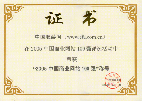 2005中国商业网站100强
