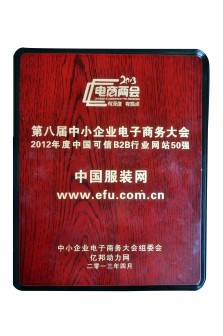 2012年度中国可信B2B行业网站50强