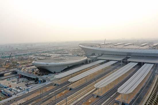 临沂北站站台图