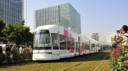 广州海珠有轨电车试验段