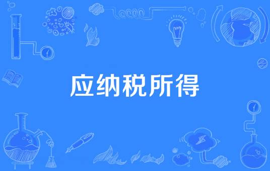应纳税所得 应纳税所得