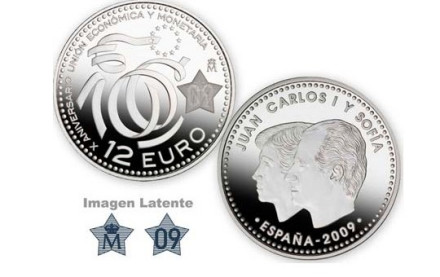 西班牙发行欧洲货币联盟纪念银币