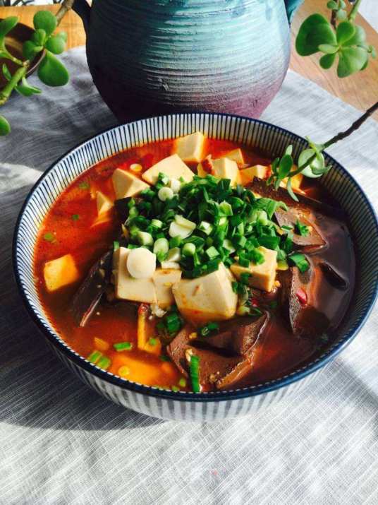 羊血豆腐