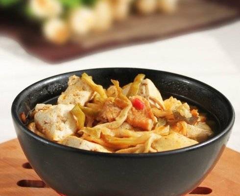 泡菜豆腐砂锅