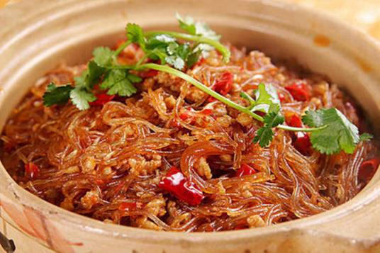 肉末炒粉丝