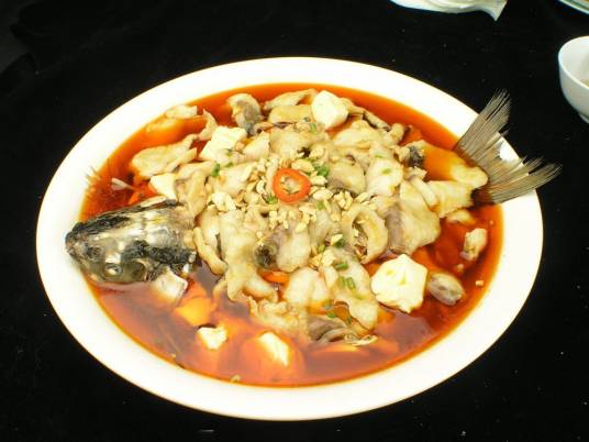 鱼滑蒸豆腐