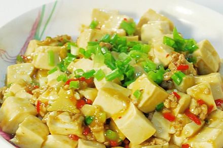 鱼香嫩豆腐 