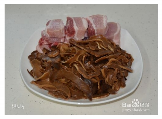 水笋烧肉