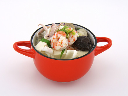 海鲜豆腐煲