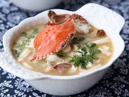 香蟹豆腐汤
