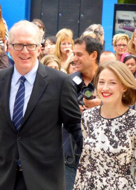 与丈夫崔西·莱茨 