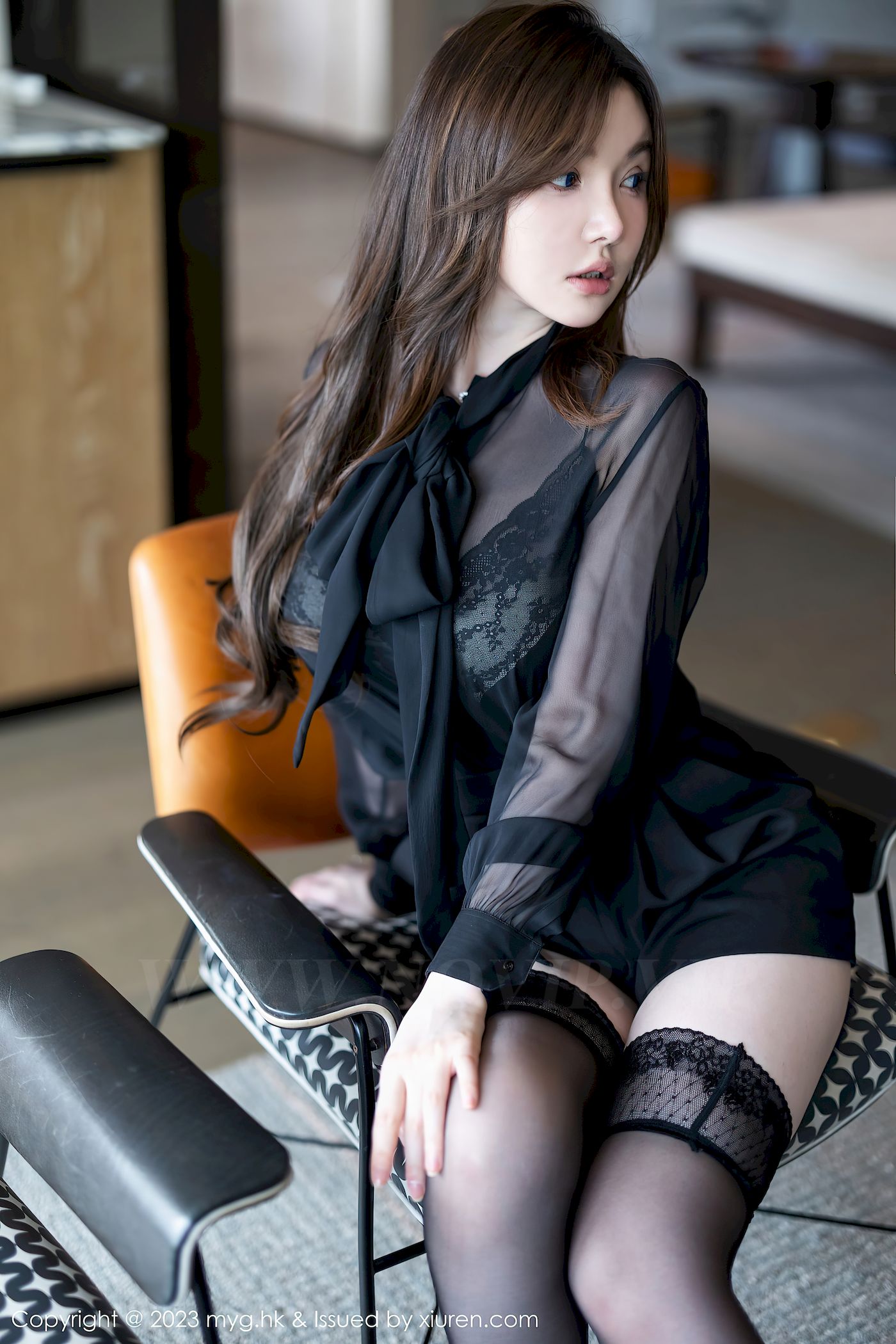糯美子MINIbabe黑色服饰搭配魅惑黑丝澳门旅拍 糯美子MINIbabe黑色服饰搭配魅惑黑丝澳门旅拍