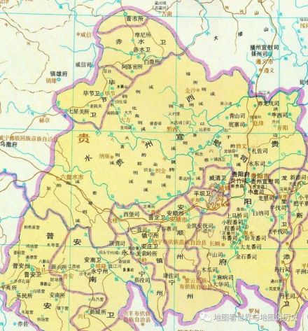 明代贵州宣慰司地图