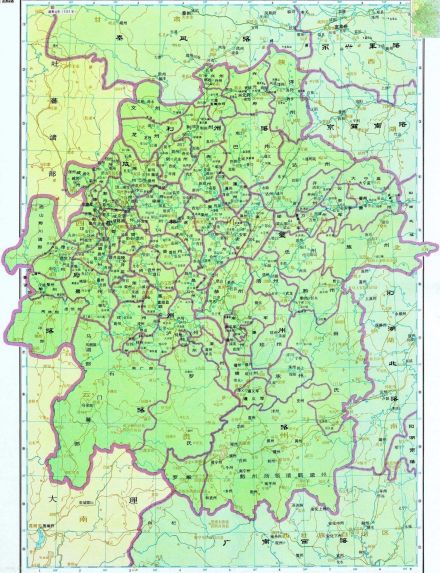 宋朝“四川”地图