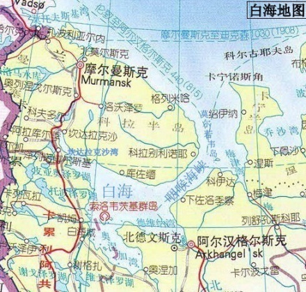 白海地图
