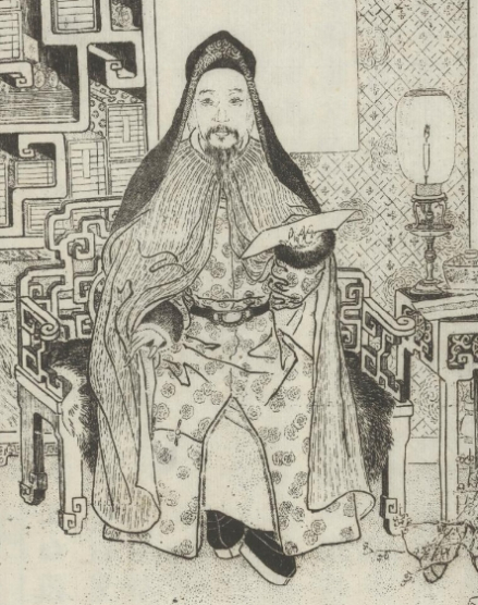 吴友如绘《紫光阁功臣小像》中的胡林翼 