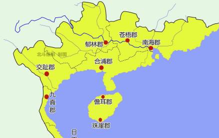古合浦郡·地理位置