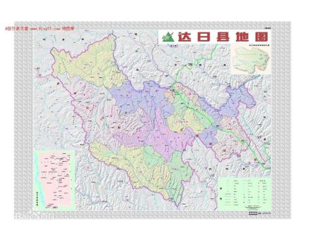 达日县政区图