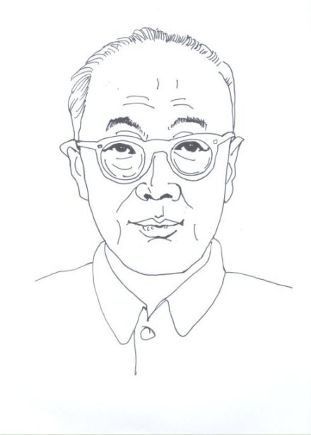范文澜白描画象