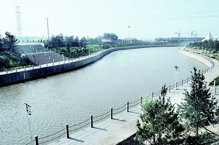 汾河支流文峪河文水县城区段 