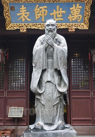 上海文庙孔子像