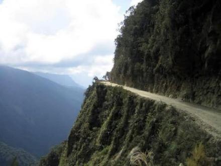 安第斯山脉上的公路