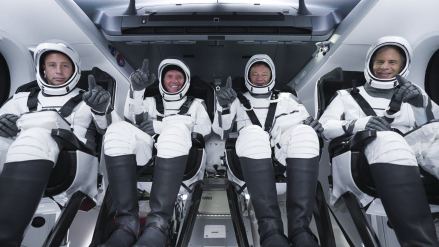 首个前往国际空间站的全私人载人航天任务Ax-1。 