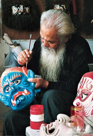 图7 艺人制作-脸谱