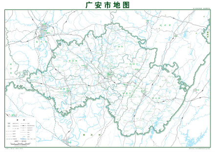 广安市地图