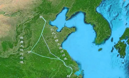 隋大运河与京杭大运河线路变化
