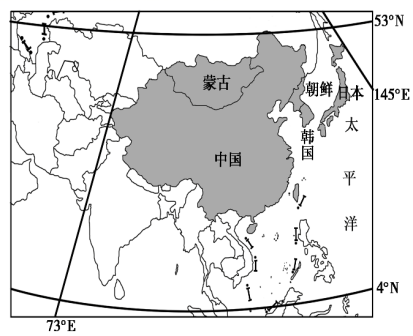 东亚地图
