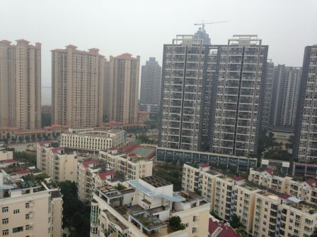 俯瞰美丽金沙湾
