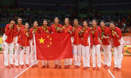 中国女排获2016年里约奥运会冠军