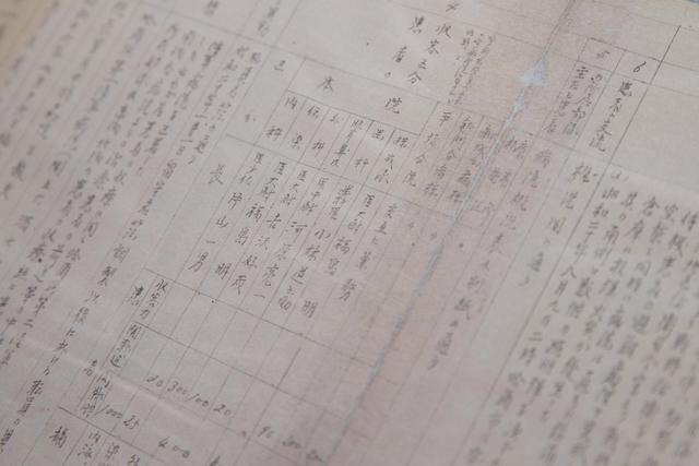 《日军哈尔滨第一陆军病院原薄》（影印件）