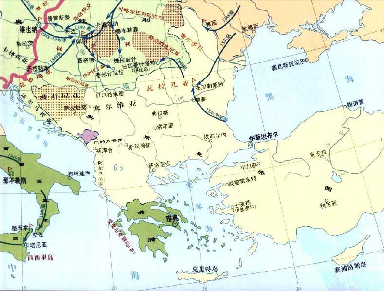 1848年的奥斯曼帝国