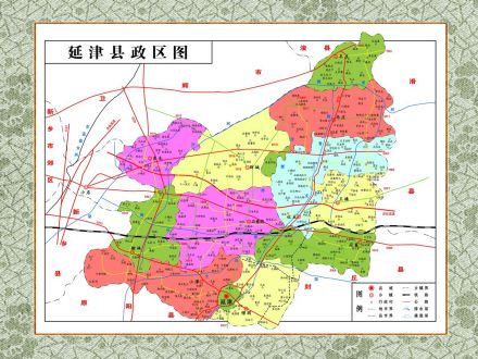 延津县政区图