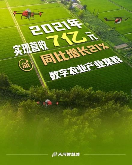 天河智慧城2021年数字农业集群营收7亿元