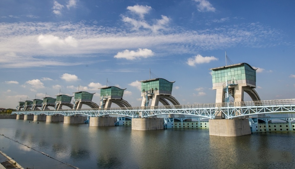青岛市大沽河拦河闸坝
