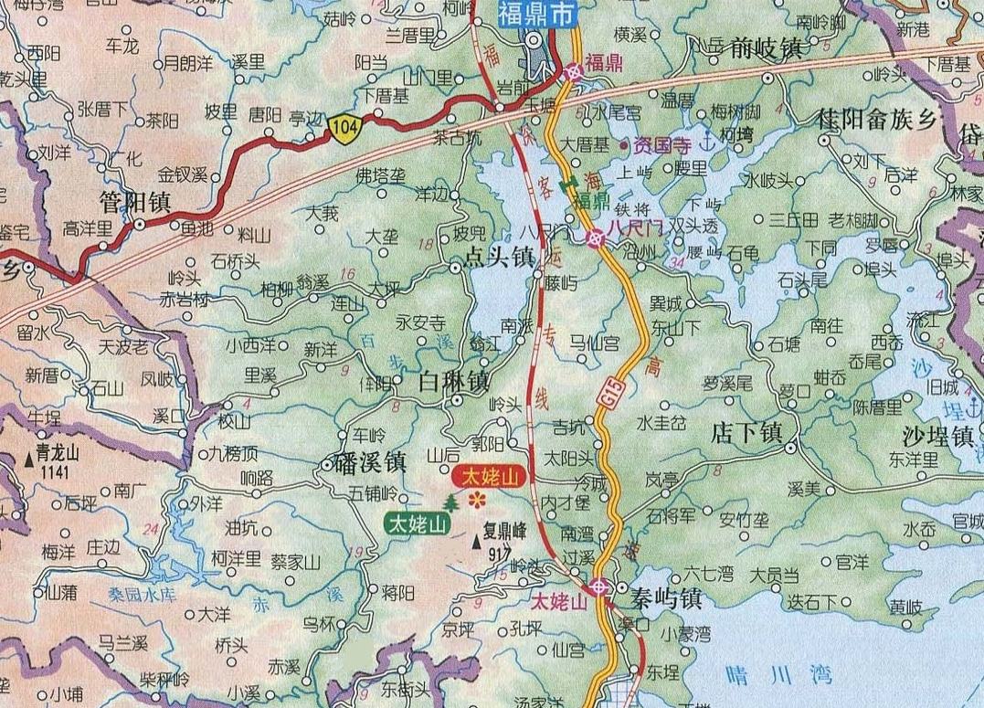 太姥山的位置