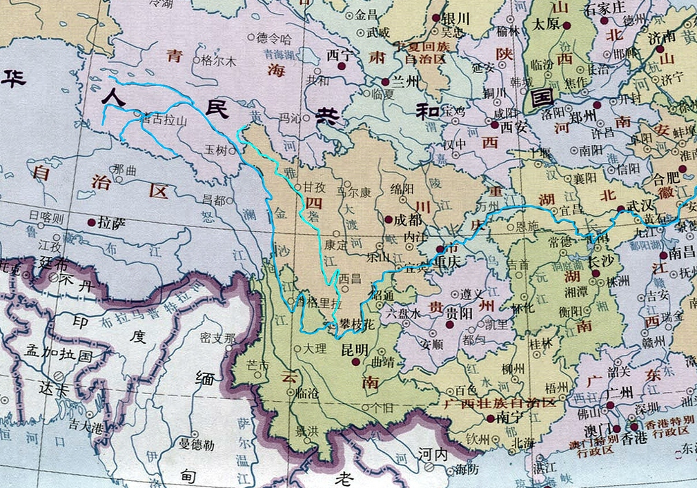 雅砻江的位置